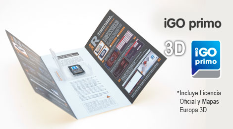 Licencia de navegación Igo-Primo-3D + Soporte SD 8GB - EUROPA